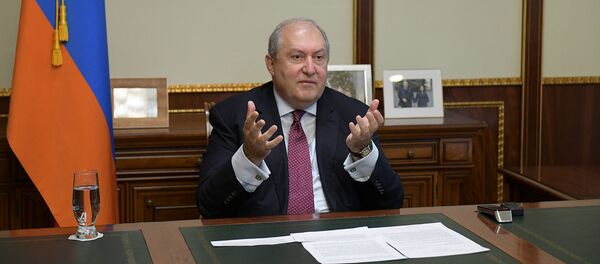 Президент Армен Саркисян дал интервью телеканалу CNBC - Sputnik Армения
