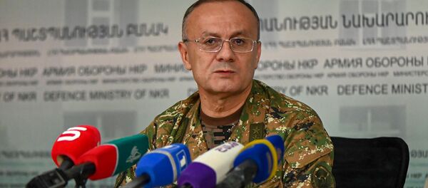 Брифинг Сейрана Оганяна (1 октября 2020). Степанакерт - Sputnik Արմենիա