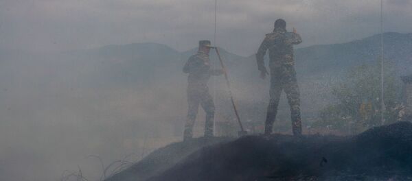 Последствия обстрелов Степанакерта (2 октября 2020). Карабах - Sputnik Արմենիա