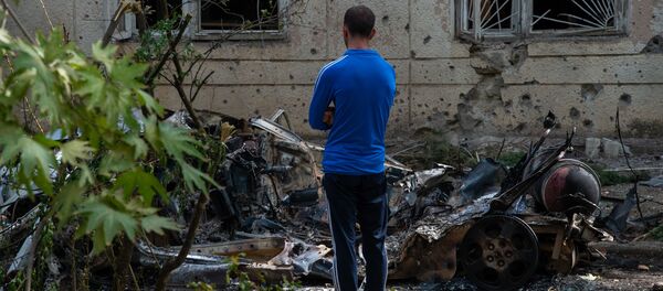 Последствия обстрелов в Мартуни (2 октября 2020). Карабах Последствия обстрелов в Мартуни (2 октября 2020). Карабах - Sputnik Արմենիա