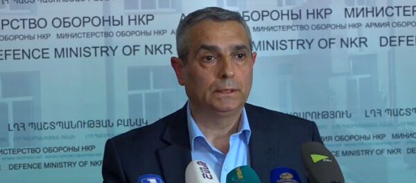 Брифинг министра иностранных дел Карабаха Масиса Маиляна (3 октября 2020). Степанакерт Брифинг министра иностранных дел Карабаха Масиса Маиляна (3 октября 2020). Степанакерт - Sputnik Արմենիա