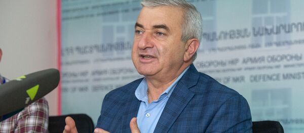 Брифинг бывшего Председателя НС Карабаха Ашота Гуляна (3 октября 2020). Степанакерт - Sputnik Արմենիա