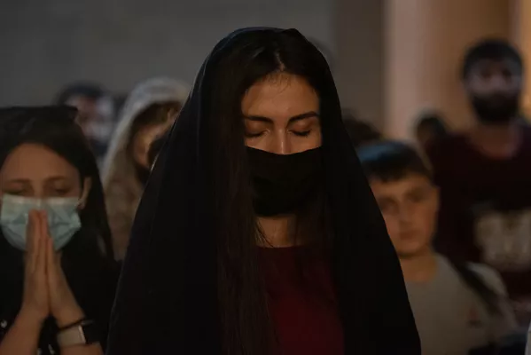 Общенациональная молитва прошла во всех армянских храмах․ Церковь Сурб Григор Лусаворич (3 октября 2020). Еревaн Общенациональная молитва прошла во всех армянских храмах․ Церковь Сурб Григор Лусаворич (3 октября 2020). Еревaн - Sputnik Армения