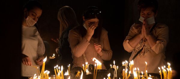 Общенациональная молитва прошла во всех армянских храмах․ Церковь Сурб Григор Лусаворич (3 октября 2020). Еревaн - Sputnik Արմենիա