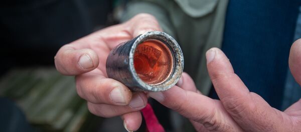 Не взорвавшиеся элементы кассетной ракеты (4 октября 2020). Степанакерт - Sputnik Армения