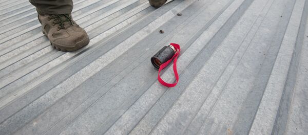 Не взорвавшиеся элементы кассетной ракеты (4 октября 2020). Степанакерт - Sputnik Армения