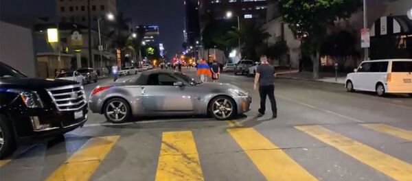 Парализованное движение перед зданием CNN Парализованное движение перед зданием CNN - Sputnik Արմենիա