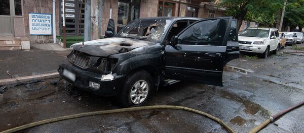 Последствия обстрелов (4 октября 2020). Степанакерт - Sputnik Армения