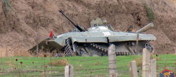 Армия обороны Карабаха опубликовала фотографии изъятого вооружения азербайджанской армии - Sputnik Արմենիա