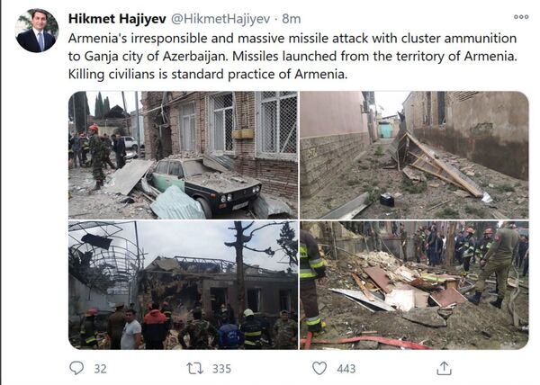 Поздно удалили: азербайджанские проколы в ходе войны в Карабахе - Sputnik Армения