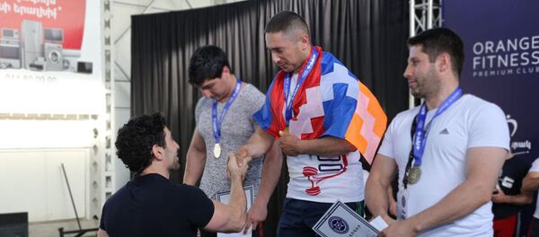 Член сборной Армении по силовому триатлону, многократный чемпион Армении Татул Арутюнян - Sputnik Արմենիա