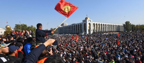 Акция протеста в Бишкеке Акция протеста в Бишкеке - Sputnik Армения