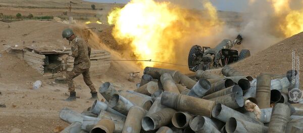 Армянские бойцы на передовой Армянские бойцы на передовой - Sputnik Արմենիա