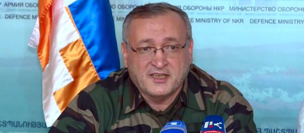 Брифинг Председателя НС Карабаха Артура Товмасяна (6 октября 2020). Степанакерт Брифинг Председателя НС Карабаха Артура Товмасяна (6 октября 2020). Степанакерт - Sputnik Արմենիա