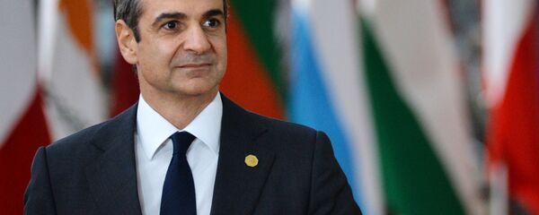 Премьер-министр Греции Кириакос Мицотакис Премьер-министр Греции Кириакос Мицотакис - Sputnik Արմենիա