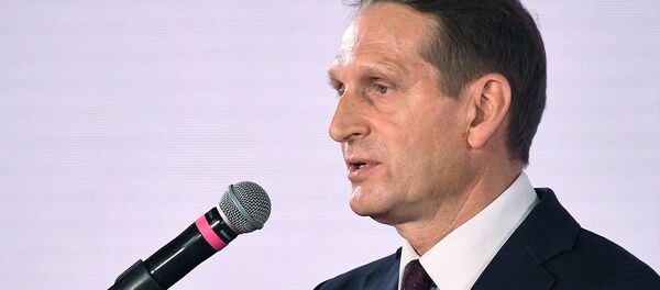 Директор Службы внешней разведки РФ Сергей Нарышкин на форуме История для будущего. Новый взгляд (5 октября 2020). Москвa - Sputnik Армения