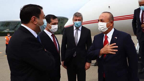 Визит главы МИД Турции в Азербайджан  - Sputnik Армения