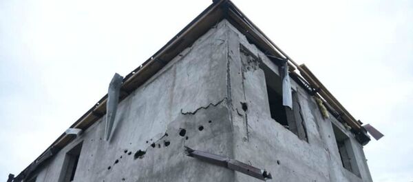 Последствия ночного обстрела (8 октября 2020). Степанакерт Последствия ночного обстрела (8 октября 2020). Степанакерт - Sputnik Արմենիա