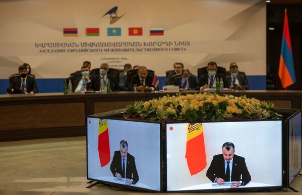 Заседание Межправительственого совета ЕАЭС (9 октября 2020). Еревaн - Sputnik Армения
