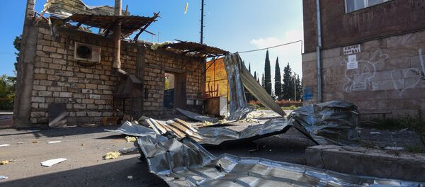 Мартакерт после обстрелов (11 октября 2020). Карабах Мартакерт после обстрелов (11 октября 2020). Карабах - Sputnik Արմենիա