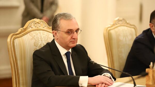 Министр иностранных дел Армении Зограб Мнацаканян (12 октября 2020). Москва - Sputnik Արմենիա