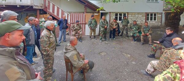 Президент НКР Араик Арутюнян (12 октября 2020). Карабах - Sputnik Արմենիա