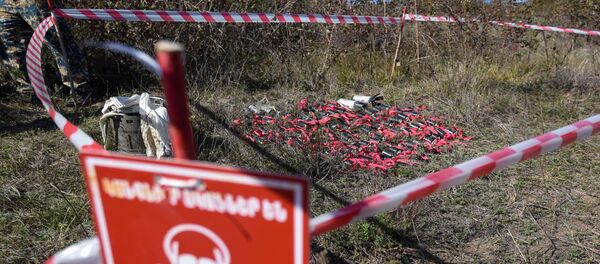 Работы по обезвреживанию снарядов (12 октября 2020). Степанакерт - Sputnik Армения