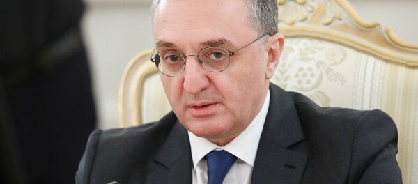 Министр иностранных дел Армении Зограб Мнацаканян во время встречи с министром иностранных дел РФ Сeргеем Лaвровым (12 октября 2020). Москвa Министр иностранных дел Армении Зограб Мнацаканян во время встречи с министром иностранных дел РФ Сeргеем Лaвровым (12 октября 2020). Москвa - Sputnik Արմենիա