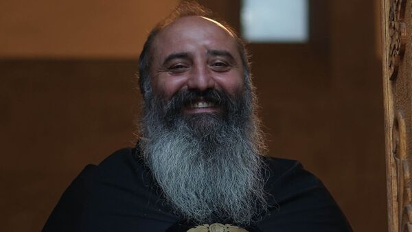 Священник села Мовсес в Тавушской области Армении Абел Карташян - Sputnik Армения