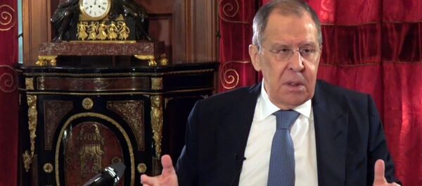 Сергей Лавров дает интервью российским журналистам (14 октября 2020). Москва - Sputnik Армения