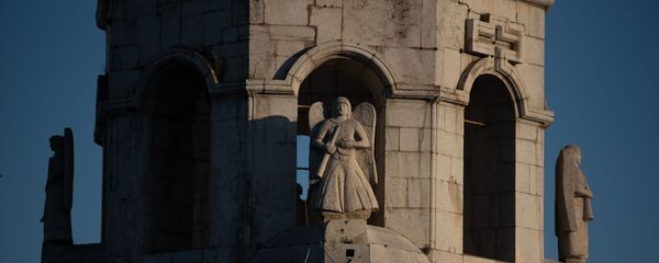 Собор Сурб Аменапркич Казанчецоц (Святого Христа Всеспасителя) в Шуши, Карабах Собор Сурб Аменапркич Казанчецоц (Святого Христа Всеспасителя) в Шуши, Карабах - Sputnik Արմենիա