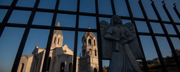 Собор Сурб Аменапркич Казанчецоц (Святого Христа Всеспасителя) в Шуши, Карабах - Sputnik Արմենիա