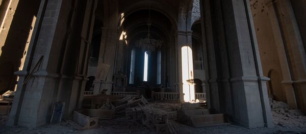 Собор Сурб Аменапркич Казанчецоц (Святого Христа Всеспасителя) в Шуши, Карабах Собор Сурб Аменапркич Казанчецоц (Святого Христа Всеспасителя) в Шуши, Карабах - Sputnik Արմենիա