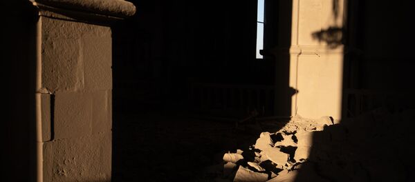 Собор Сурб Аменапркич Казанчецоц (Святого Христа Всеспасителя) в Шуши, Карабах - Sputnik Армения