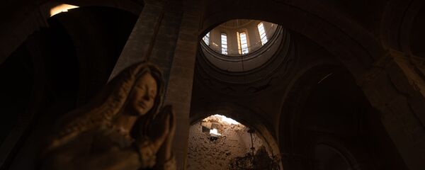 Собор Сурб Аменапркич Казанчецоц (Святого Христа Всеспасителя) в Шуши, Карабах Собор Сурб Аменапркич Казанчецоц (Святого Христа Всеспасителя) в Шуши, Карабах - Sputnik Արմենիա