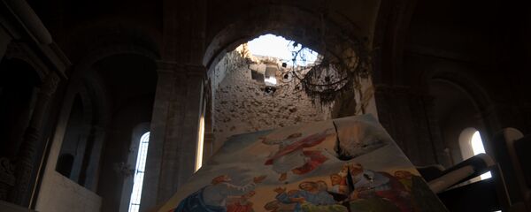 Собор Сурб Аменапркич Казанчецоц (Святого Христа Всеспасителя) в Шуши, Карабах - Sputnik Արմենիա