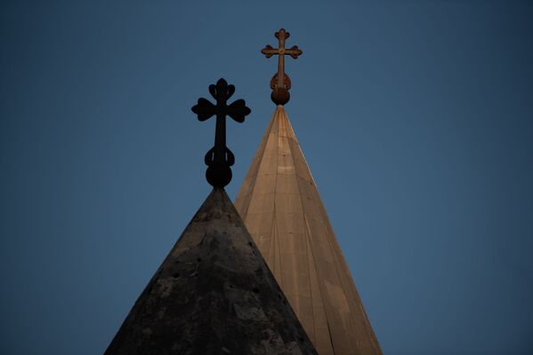 Շուշիի Սուրբ Ամենափրկիչ Ղազանչեցոց մայր տաճարը - Sputnik Արմենիա