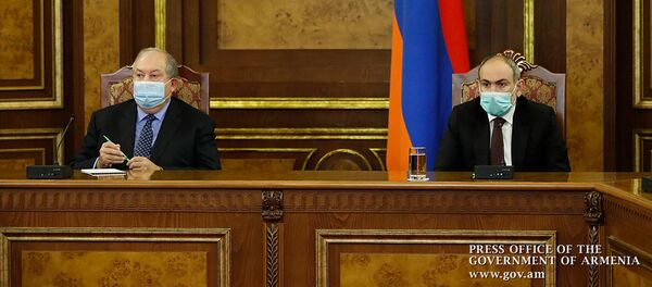 Внеочередное заседание Совета Безопасности Армении (14 октября 2020). Еревaн Внеочередное заседание Совета Безопасности Армении (14 октября 2020). Еревaн - Sputnik Արմենիա