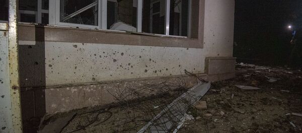 Попавшая под обстрел больница в Мартакерте (14 октября 2020). Карабах - Sputnik Արմենիա