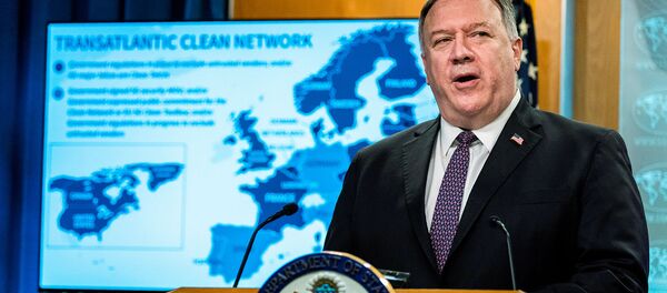 Государственный секретарь США Майк Помпео выступает на пресс-конференции в Государственном департаменте (14 октября 2020). Вашингтон - Sputnik Արմենիա