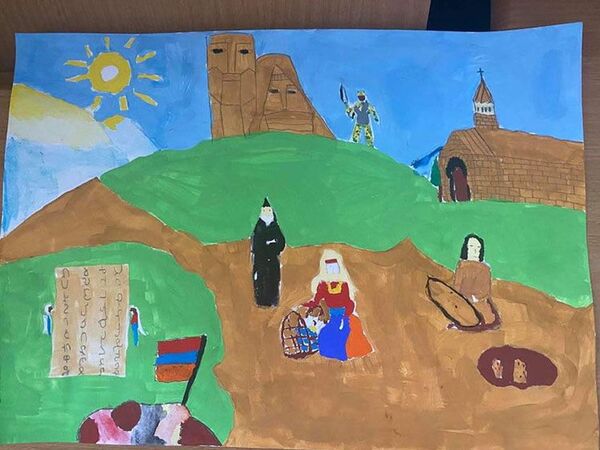 Սահմանը պահող հայրիկն ու նկարի զինվորը. որն է 11–ամյա ստեփանակերտցի աղջկա երազանքը Սահմանը պահող հայրիկն ու նկարի զինվորը. որն է 11–ամյա ստեփանակերտցի աղջկա երազանքը - Sputnik Արմենիա