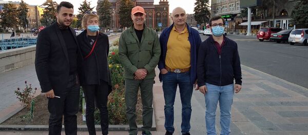 Французские врачи-волонтеры в Гюмри (17 октября 2020). Ширак Французские врачи-волонтеры в Гюмри (17 октября 2020). Ширак - Sputnik Արմենիա