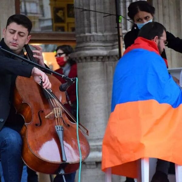 Վիեննայի օպերայի մոտ հայերը «երաժշտական ցույց» են կազմակերպել. լուսանկարներ Վիեննայի օպերայի մոտ հայերը «երաժշտական ցույց» են կազմակերպել. լուսանկարներ - Sputnik Արմենիա