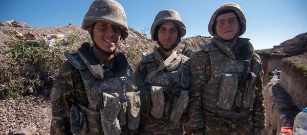 Военнослужащие Армии обороны НКР Военнослужащие Армии обороны НКР - Sputnik Արմենիա