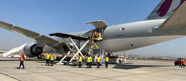 Гуманитарная помощь армянской общины США прибыла в Армению (19 октября 2020). Еревaн - Sputnik Армения