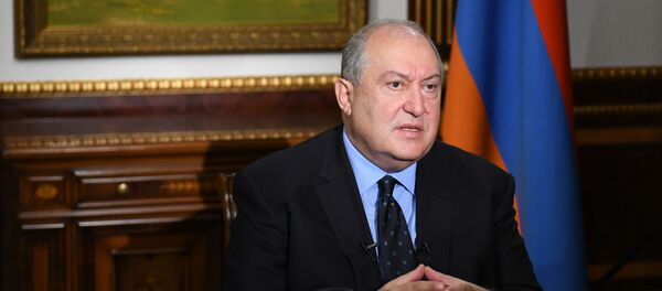 Интервью президента Армена Саркисяна французскому телеканалу France 24 (20 октября 2020). Еревaн - Sputnik Армения