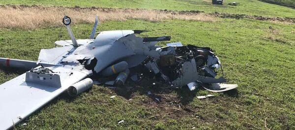 Минобороны Армении предоставило новые кадры сбитого беспилотника Минобороны Армении предоставило новые кадры сбитого беспилотника - Sputnik Արմենիա