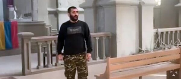 «Երազ իմ երկիր հայրենի»-ն Շուշիի Ղազանչեցոց եկեղեցում - Sputnik Արմենիա