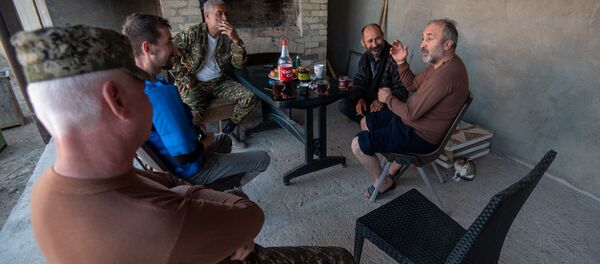 Члены добровольческого отряда Члены добровольческого отряда - Sputnik Արմենիա