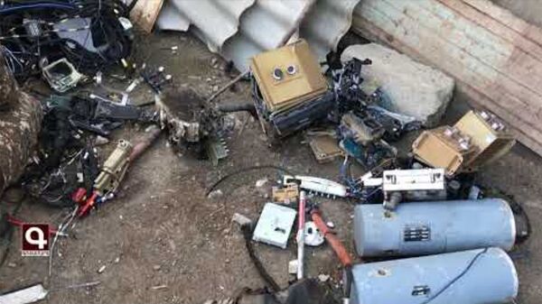 Карабахские ПВО сбили очередной турецкий беспилотник Bayraktar. Видео - Sputnik Армения